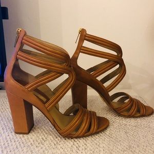 Michael Kors Preston Calf Leather Sandal